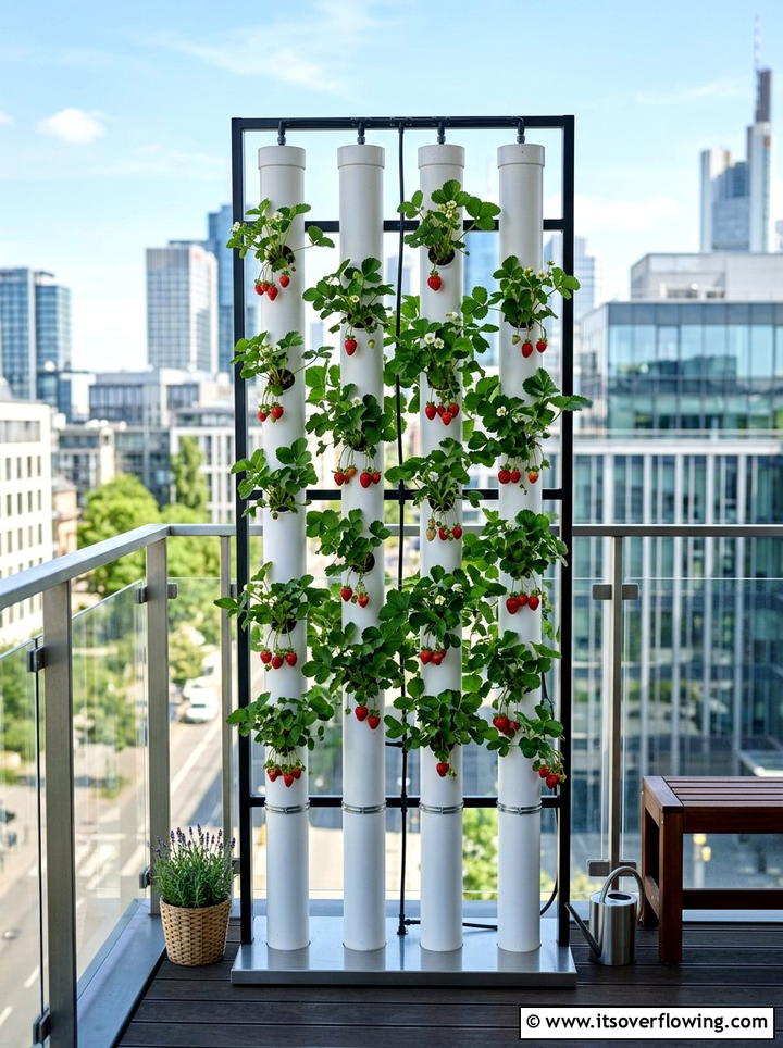 Pvc pipe vertical garden - 25 upcycled garden ideas with vertical gardens