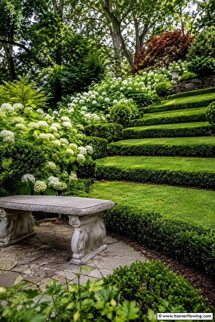 Quiet Retreat Tiered Garden - 30 Tiered Garden Ideas for Sloped Yards and Visual Interest