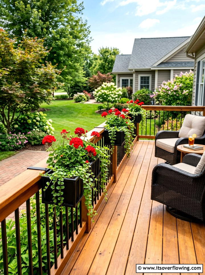 Railing Planters For Deck - 25 creative garden ideas for porches