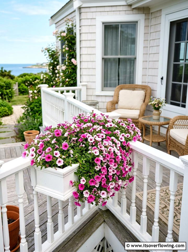 Railing Window Box - 25 front porch ideas with window boxes