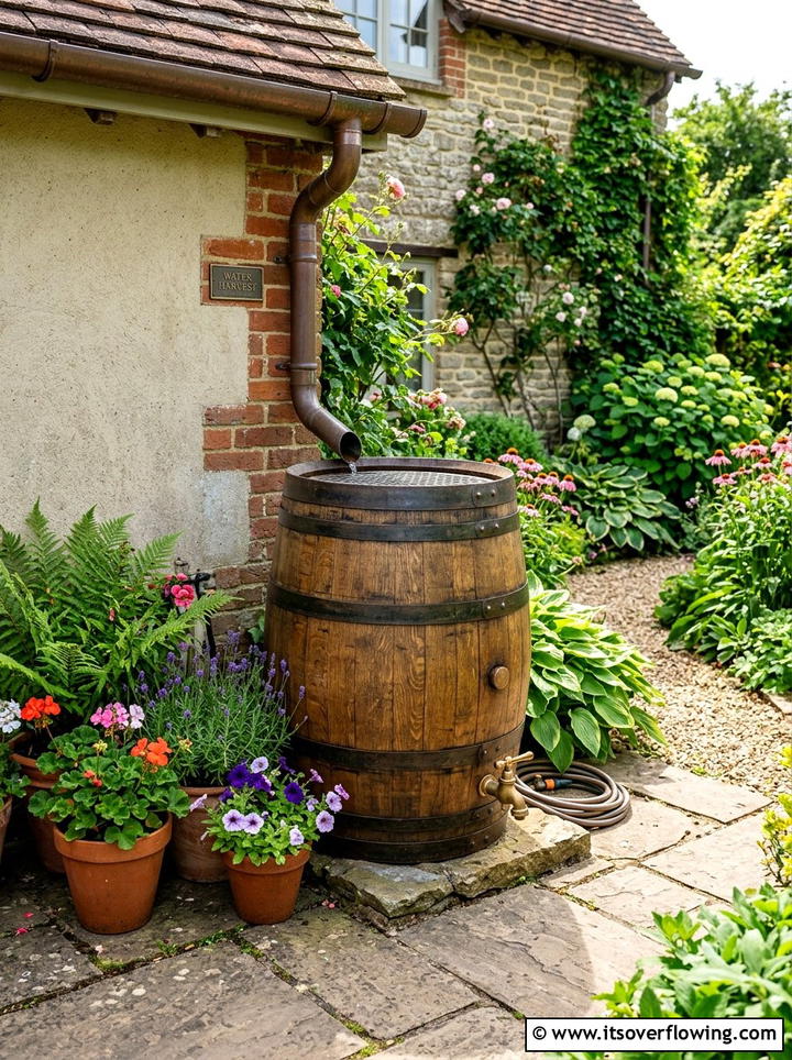 Rain Barrel - 25 backyard ideas for weekend projects