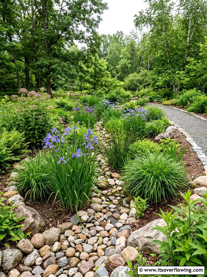 Rain Garden Drainage - 25 creative garden ideas for spring makeover