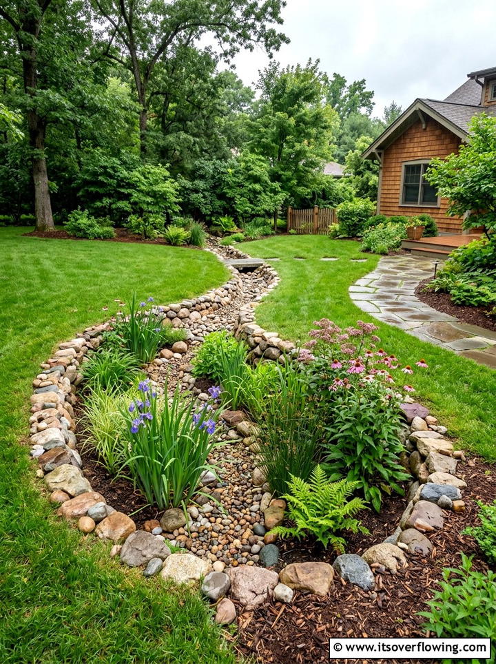Rain Garden Dry Creek - 25 creative garden ideas with dry creek beds