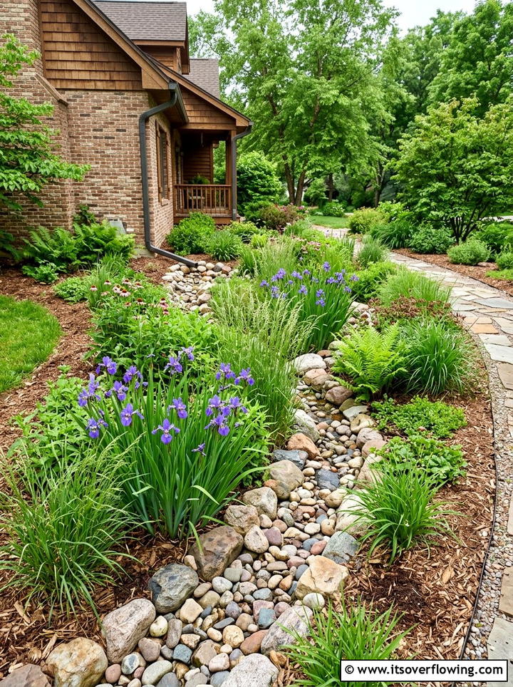 Rain garden - 25 creative garden ideas for rural homes