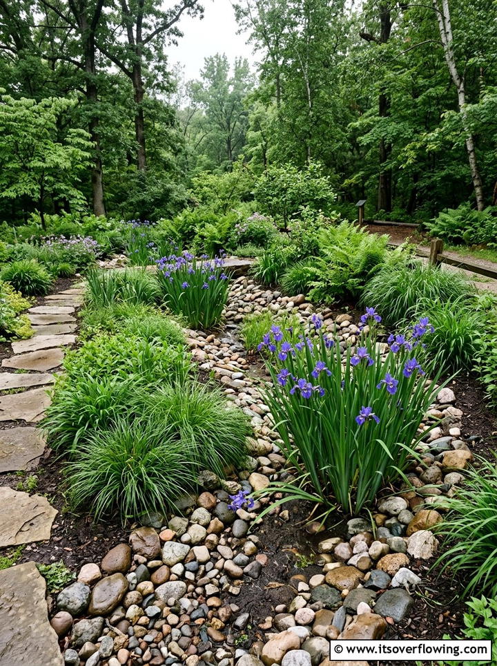 Rain garden - 25 garden ideas for clay soil