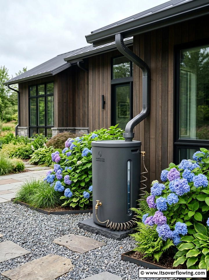 Rainwater Harvesting System - 25 garden ideas with sustainable materials