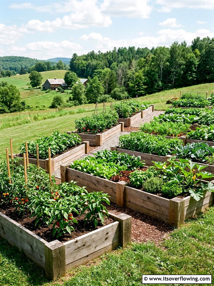 Raised Bed - 25 garden ideas for sloped yards