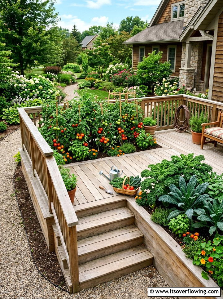 Raised Bed Deck - 25 garden design ideas for decks