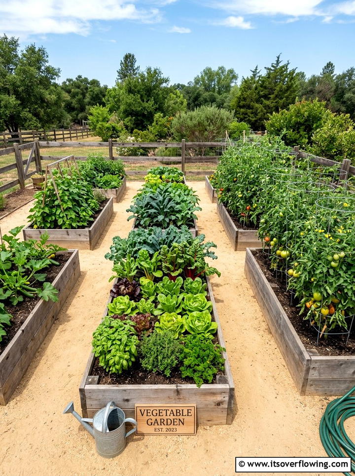 Raised Bed Garden Layout - 25 garden ideas for sandy soil