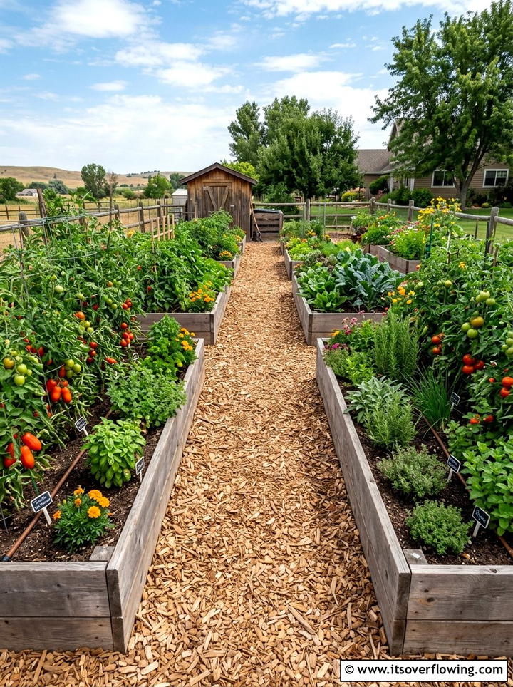 Raised Bed Garden Path - 25 garden design ideas with pathways