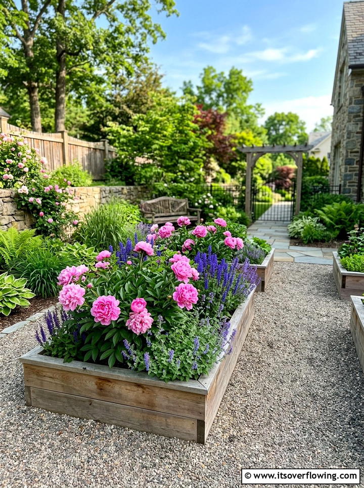 Raised Bed Perennials - 25 cheap garden ideas with perennials