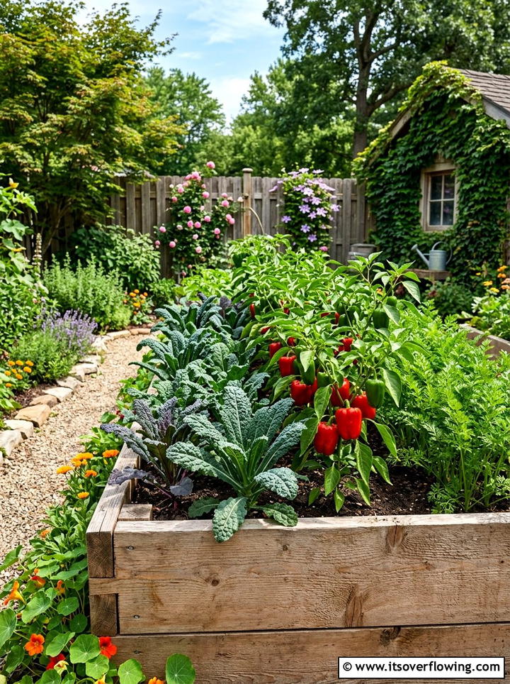 Raised Bed Planter - 25 small garden ideas with vegetables