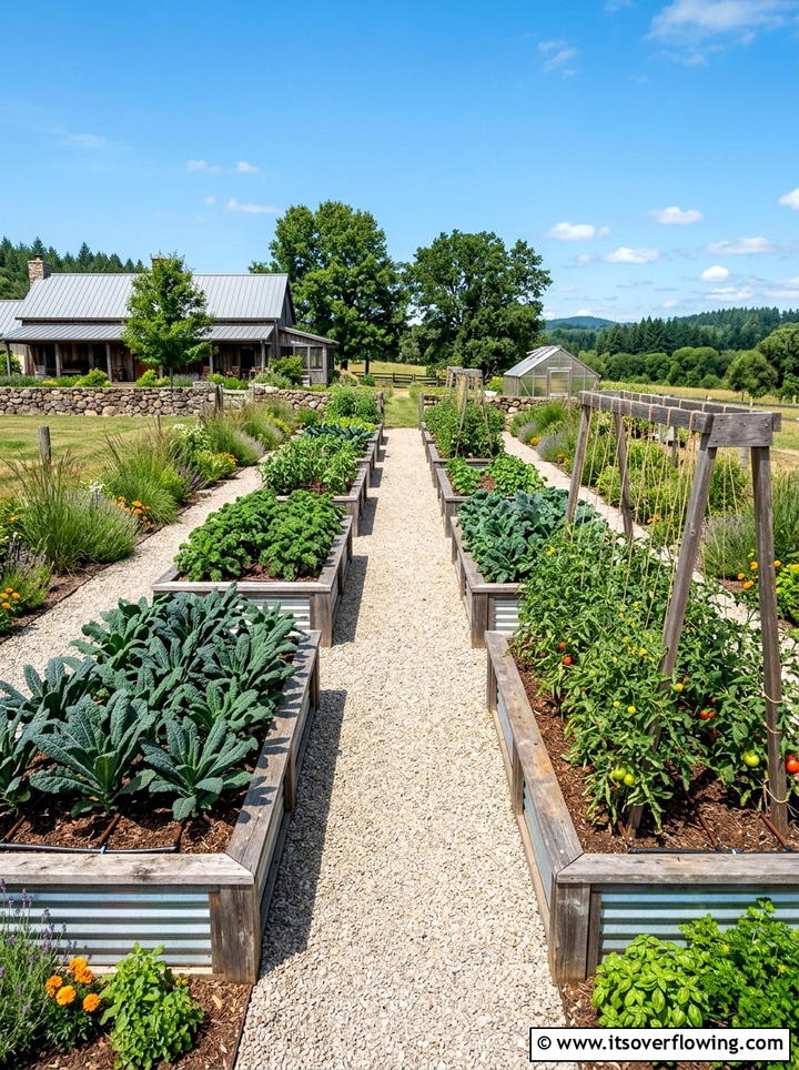 Raised Bed Vegetable Garden - 25 garden design ideas for farmhouse landscapes