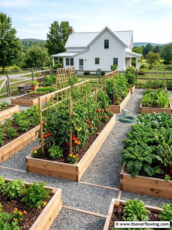 Raised Bed Vegetable Garden - 25 garden ideas with vegetables