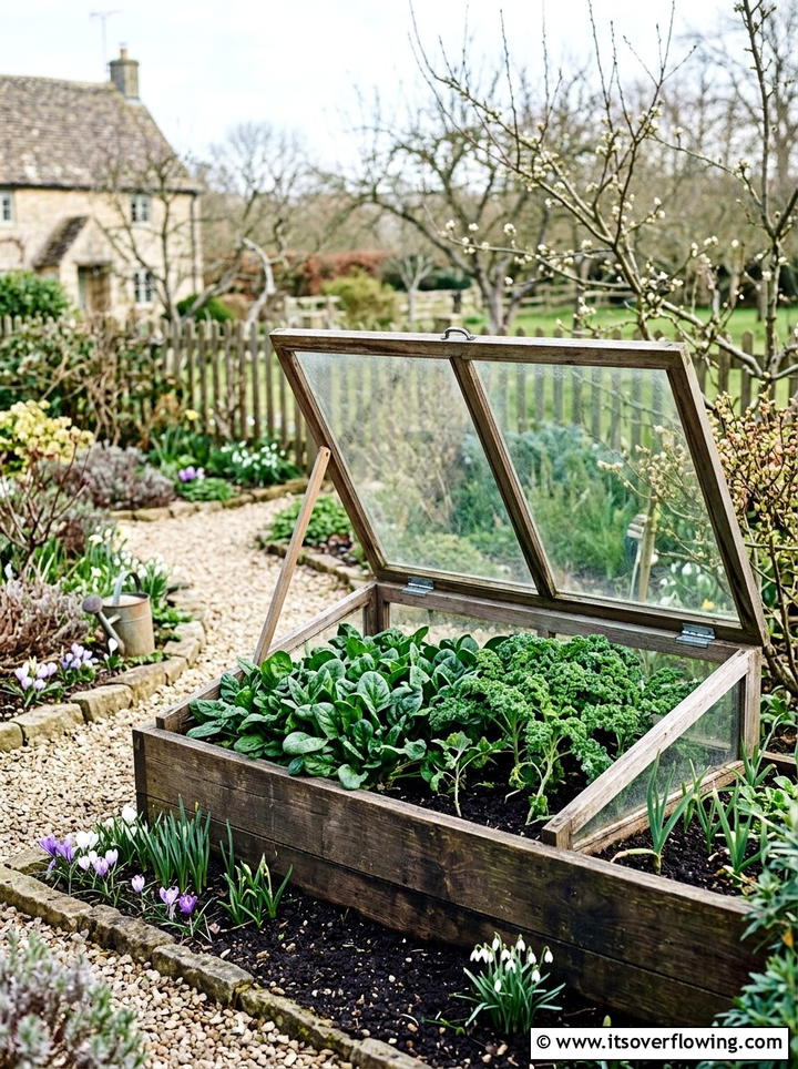 Raised Bed With Cold Frame - 25 small garden ideas with raised beds