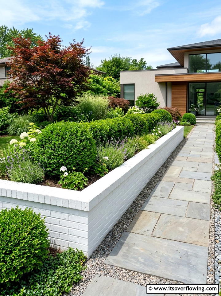 Raised Brick Planter - 25 small garden ideas with minimalist style