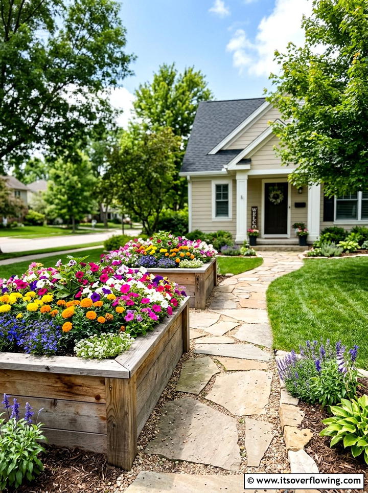 Raised Flower Beds Front Yard - 25 small garden ideas for front yard