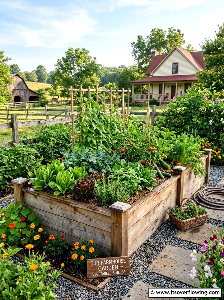 Raised Garden Bed - 25 backyard ideas with drainage solutions
