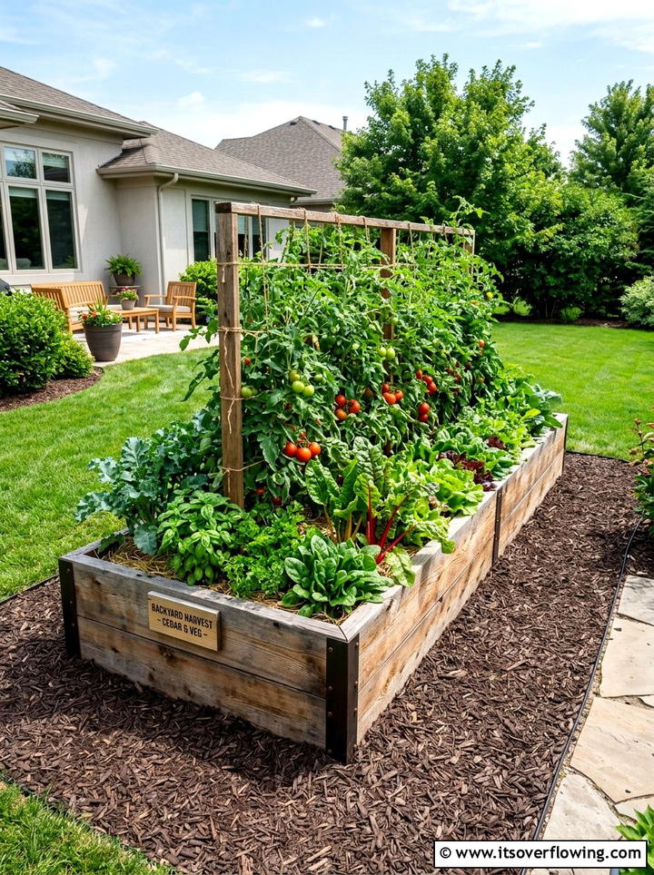 Raised Garden Bed - 25 creative garden ideas for suburban homes