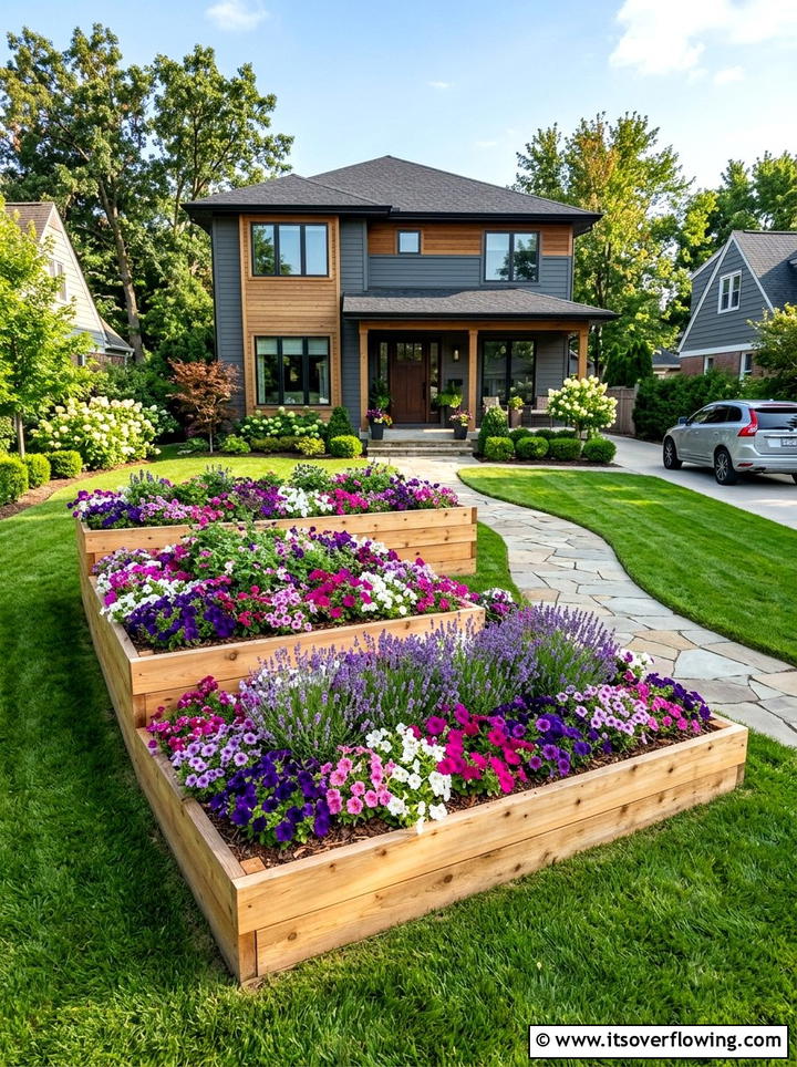 Raised Garden Bed - 25 garden decor ideas for front yards