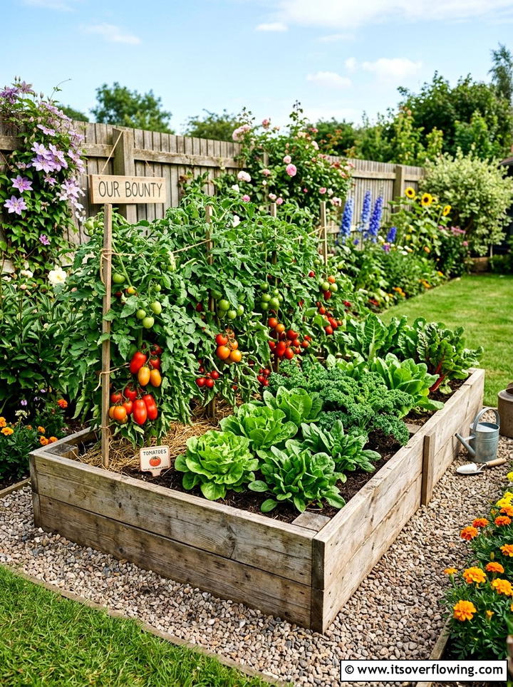 Raised Garden Bed - 25 garden decor ideas with pallet projects