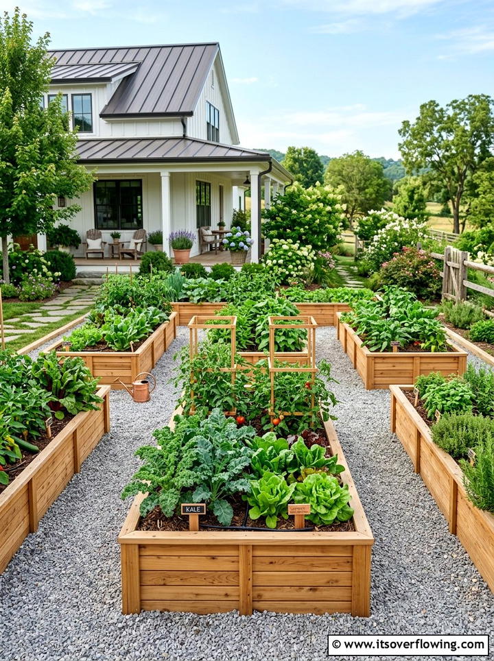 Raised Garden Beds - 25 garden ideas