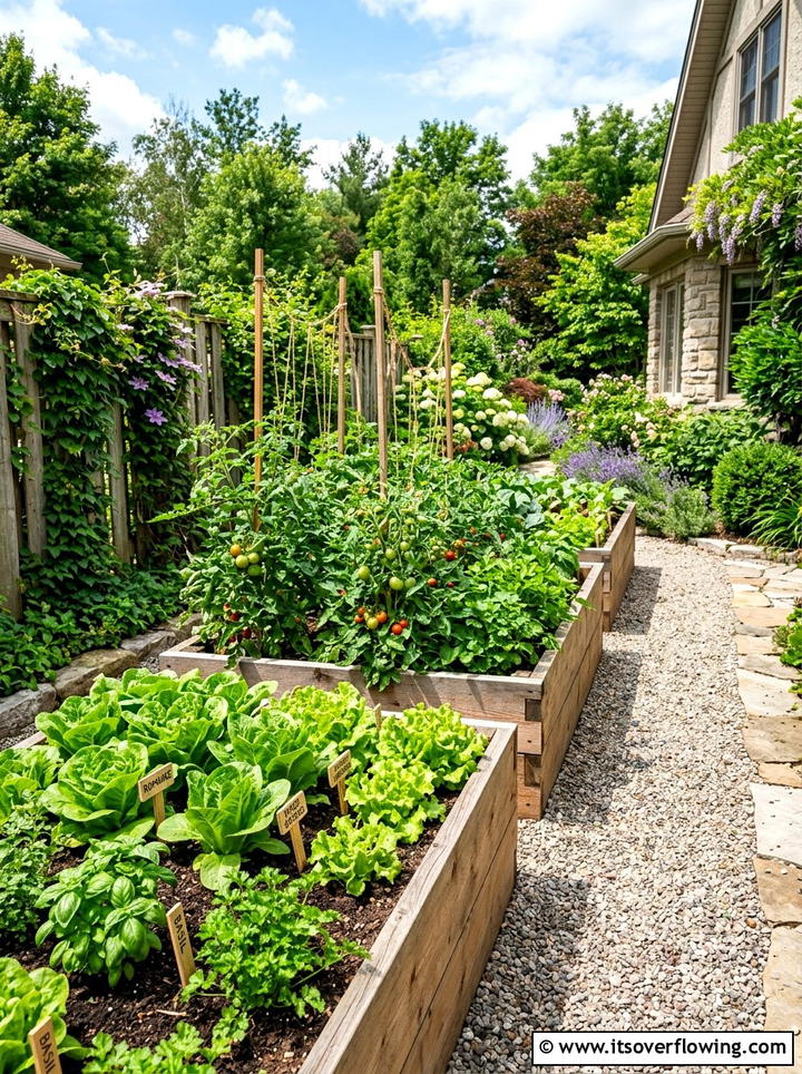Raised Garden Beds - 25 garden ideas for side yards