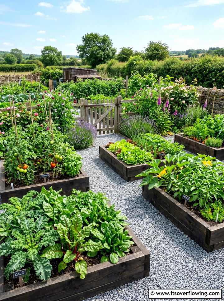 Raised Garden Beds With Gravel Paths - 25 backyard decorating ideas with gravel zones