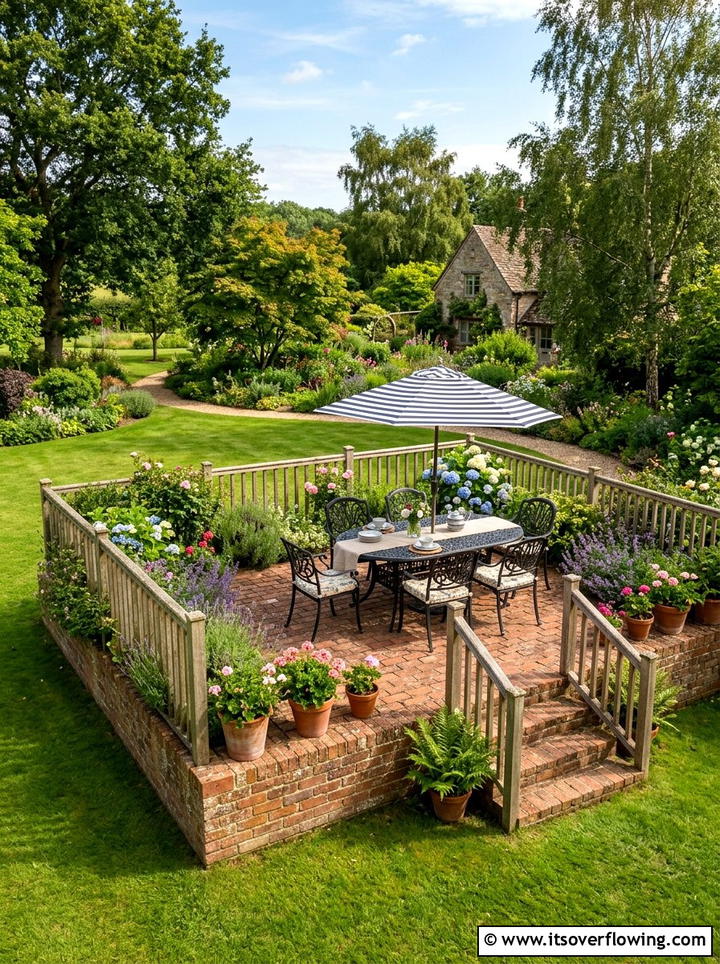 Raised Garden Terrace - 25 garden design ideas with terraces