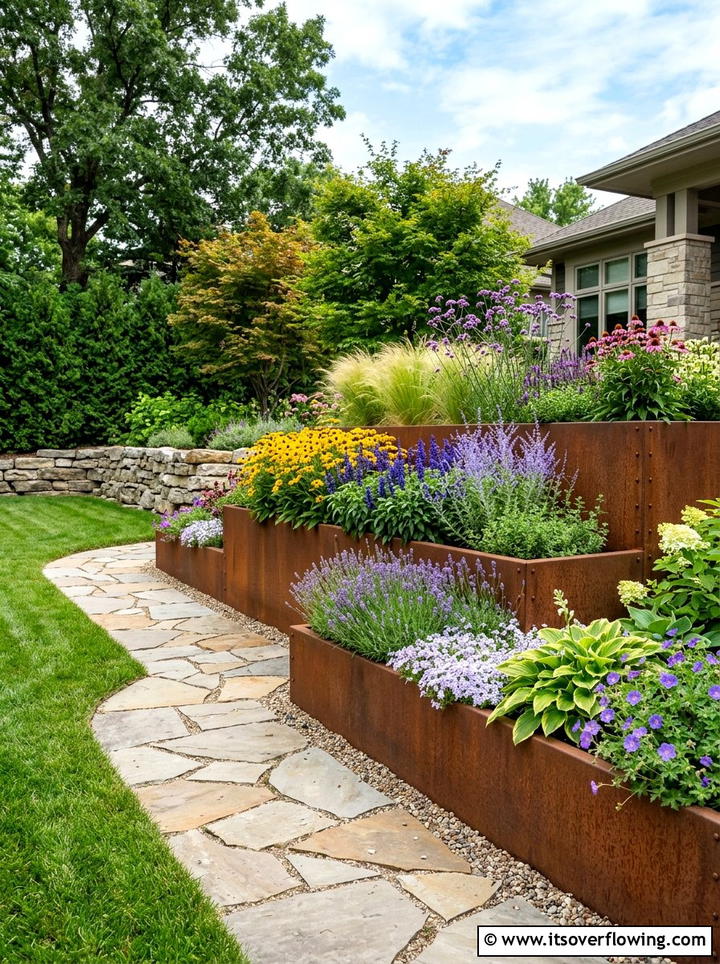 Raised Planter Boxes - 25 garden ideas for townhouses