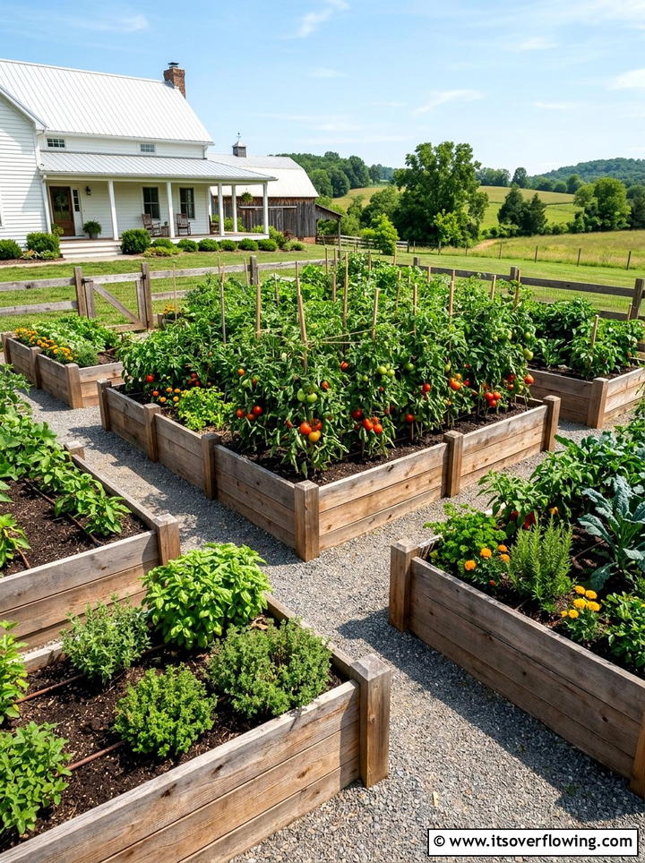 Raised Vegetable Garden Retaining Wall - 25 backyard ideas with retaining wall