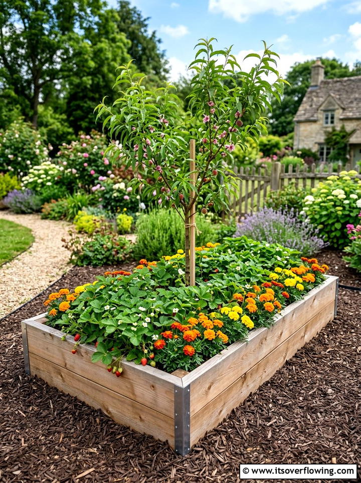 Raised bed fruit garden - 25 garden ideas with fruit trees