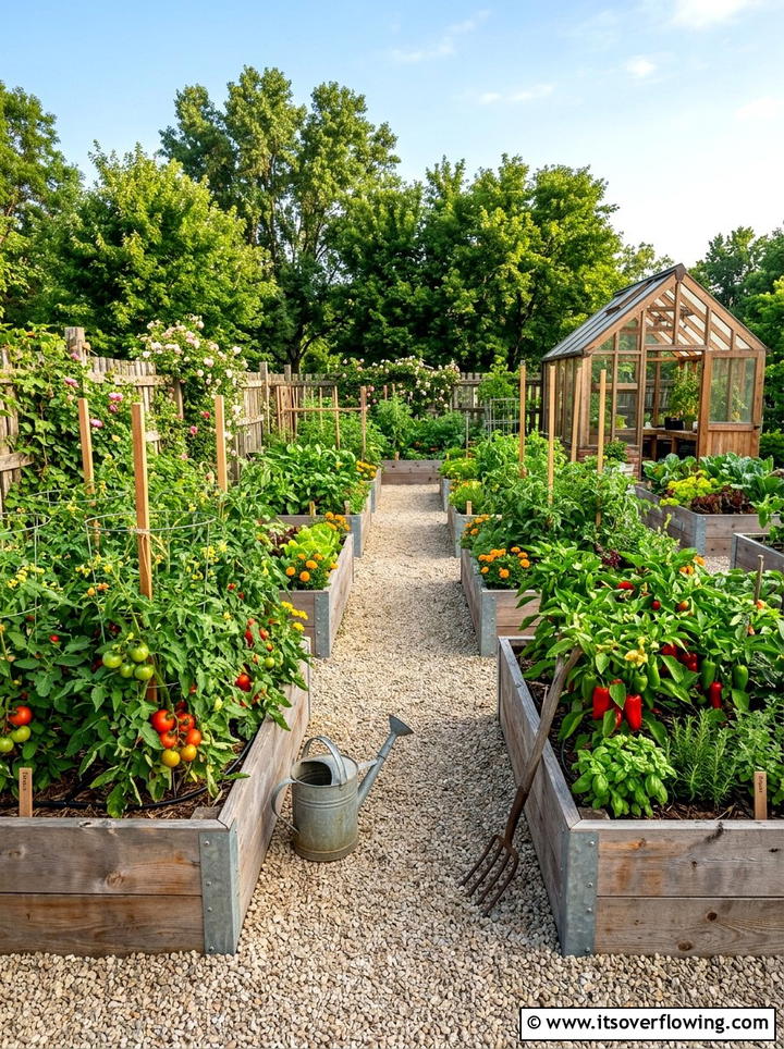 Raised bed garden - 25 small garden ideas for full sun
