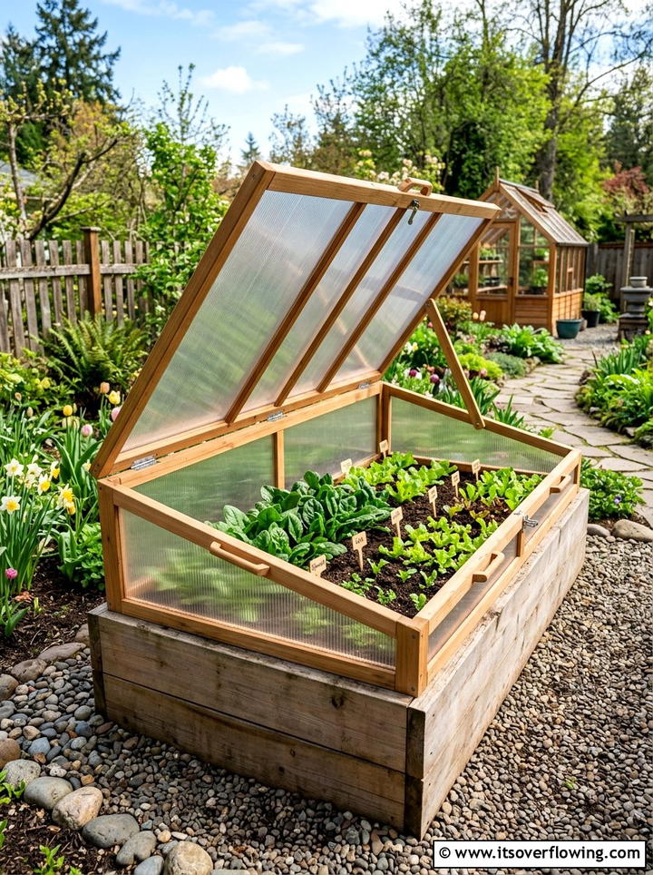 Raised bed greenhouse cover - 25 garden ideas with raised beds