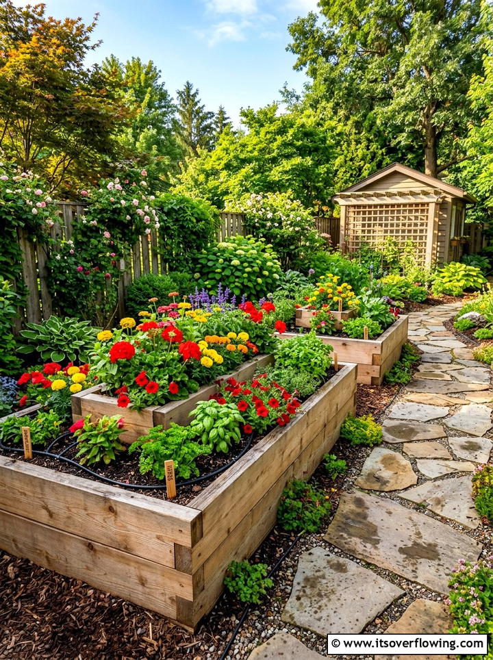 Raised garden bed - 25 creative garden ideas for summer entertaining