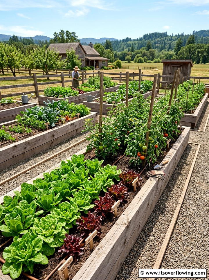Raised garden bed box - 25 garden ideas with planters