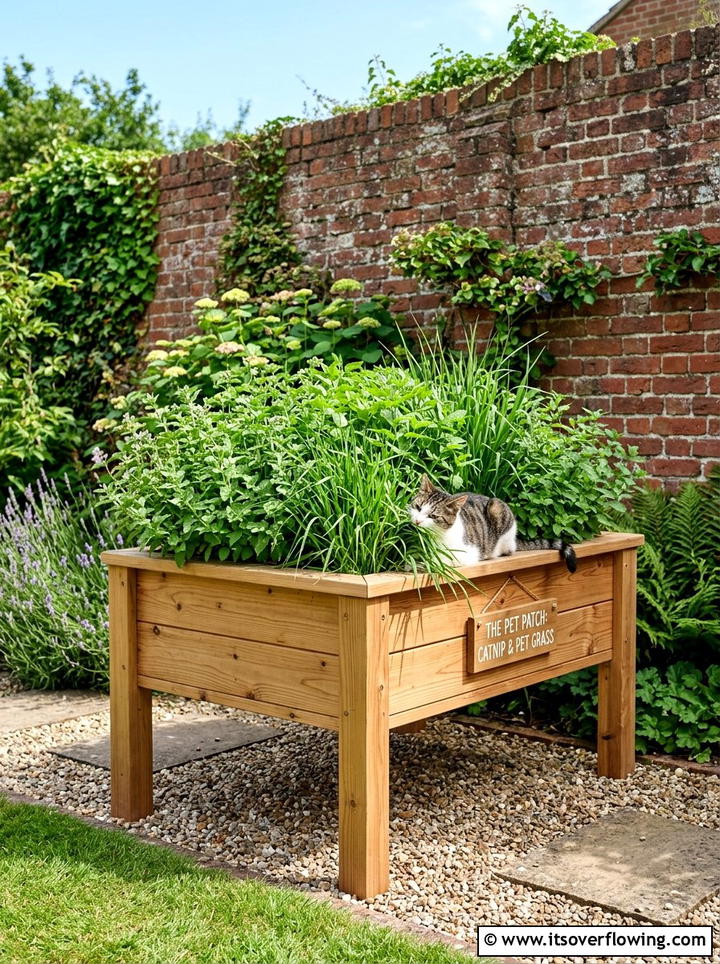 Raised garden bed for pets - 25 garden ideas for pets