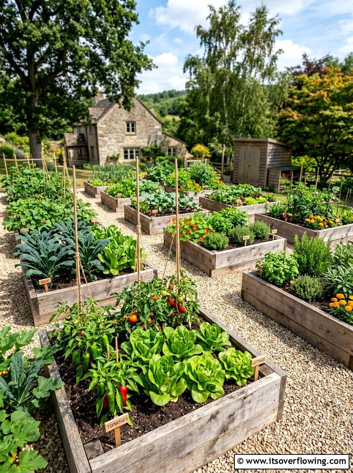 Raised garden beds - 25 creative garden ideas with low maintenance design