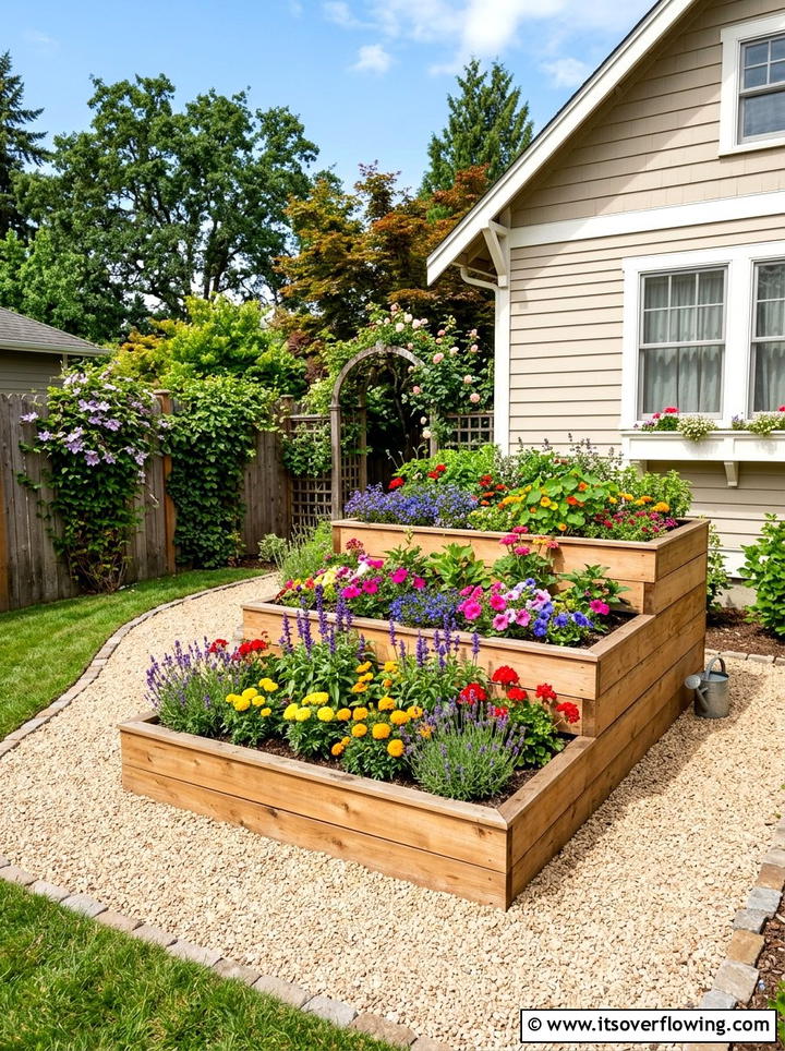 Raised garden boxes - 25 small garden ideas for side yard