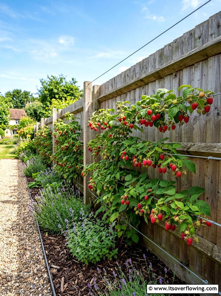 Raspberry patch landscaping - 25 garden design ideas with edible plants