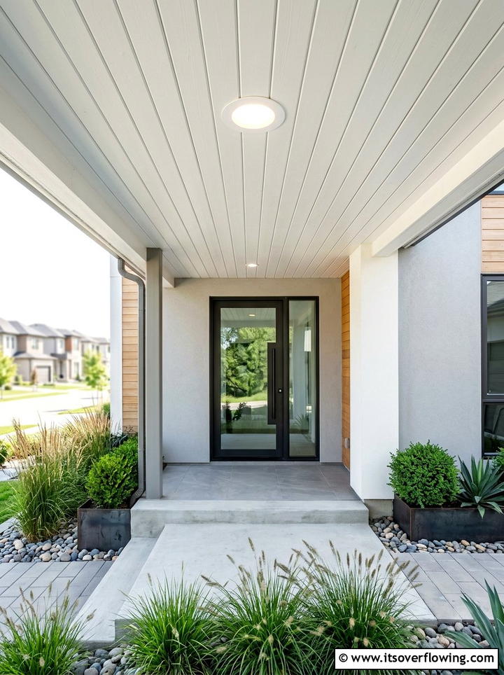 Recessed Porch Ceiling Light - 25 front porch ideas with motion lights