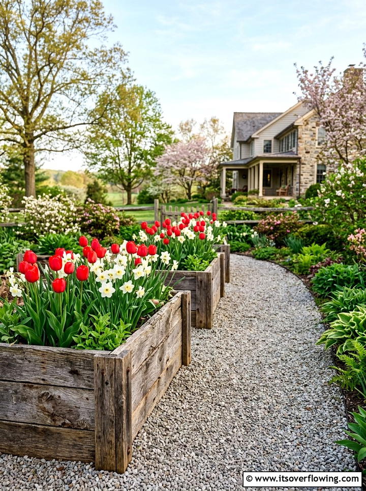 Reclaimed Barn Wood Planter Box - 25 reusing old things ideas for farmhouse garden look