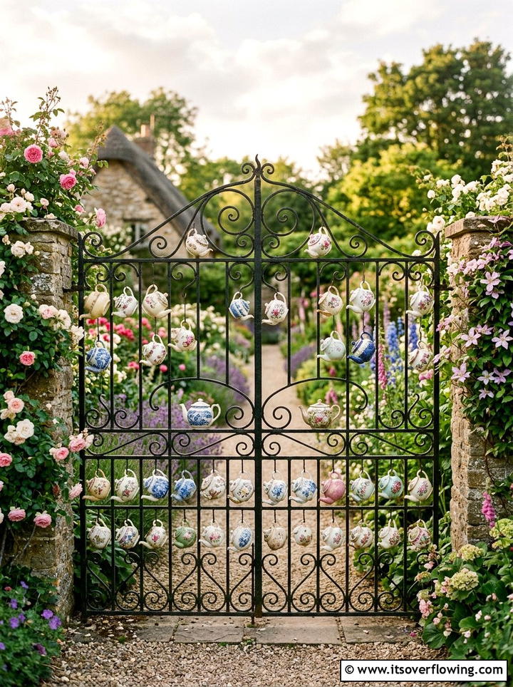 Reclaimed Window Frame Gate - 25 reusing old things ideas for gate decor