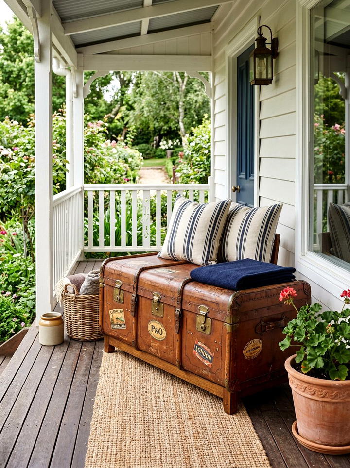 Reclaimed Window Frame - 25 backyard decorating ideas with antique finds