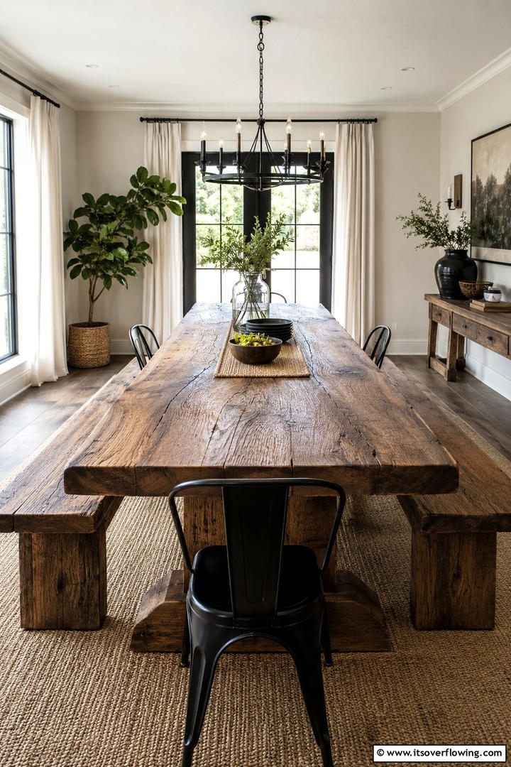 Reclaimed Wood Furniture Flair - 30 Rustic Interior Design Ideas for Cozy Living Spaces