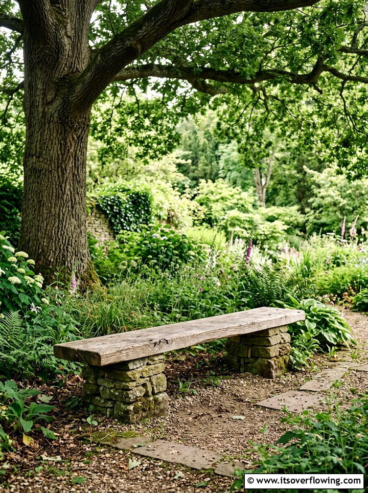 Reclaimed Wood Garden Bench - 25 garden ideas with reclaimed wood