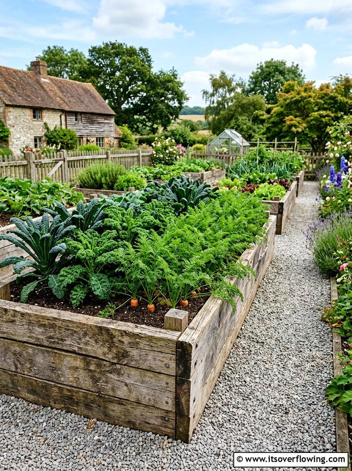 Reclaimed Wood Raised Bed - 25 creative garden ideas with sustainable landscaping