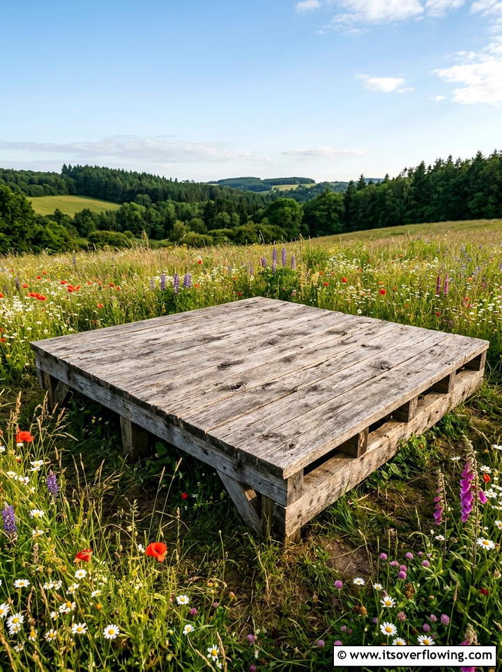 Reclaimed Wood Yoga Platform - 25 backyard ideas with yoga deck