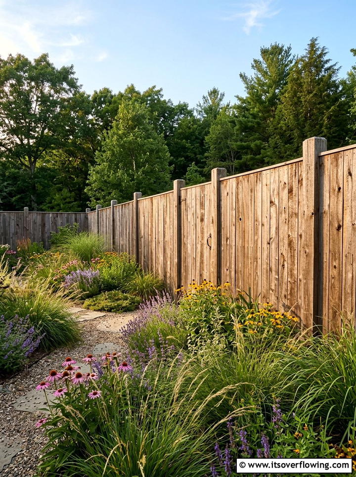 Reclaimed wood fence - 25 backyard ideas with reclaimed wood