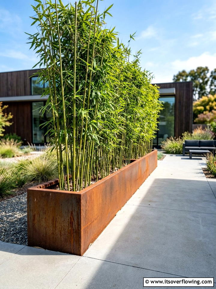 Rectangular Planter Box - 25 backyard decorating ideas with zen retreat vibe
